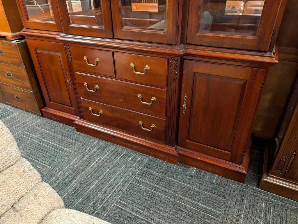 Formal Cherry China Cabinet By Pennsylvania House