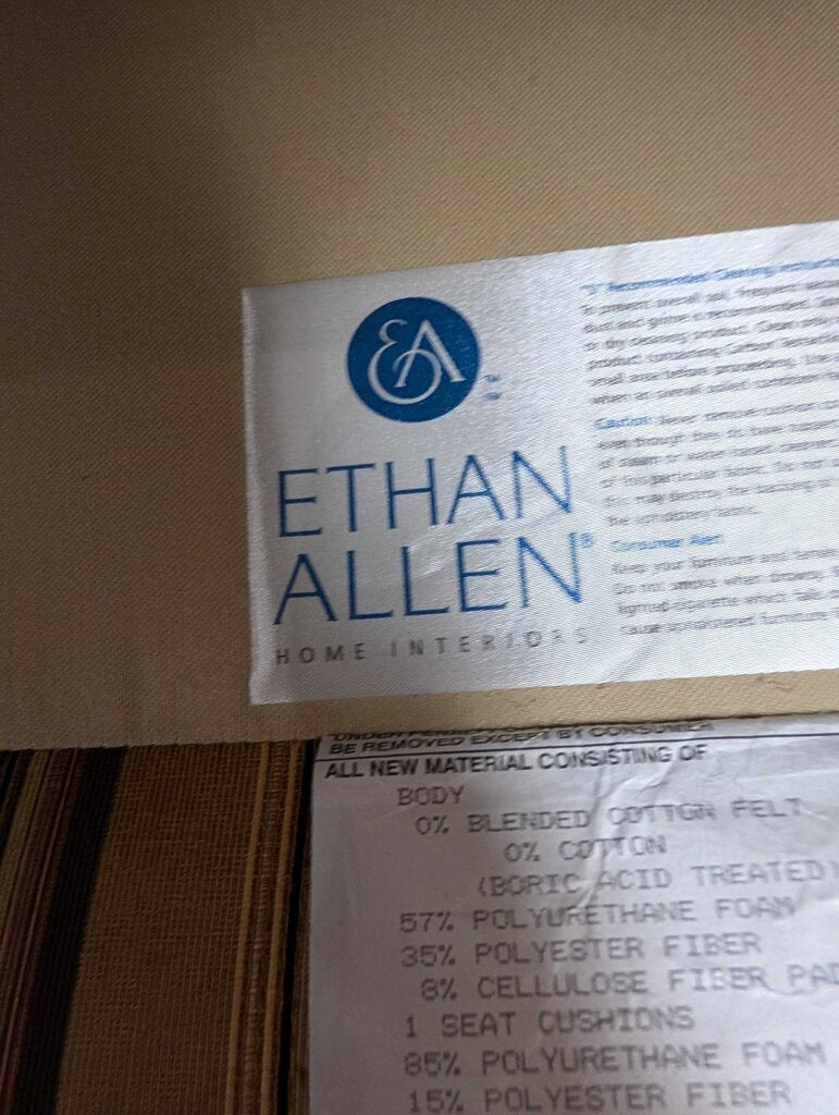 Ethan Allen Formal Wingback Chair