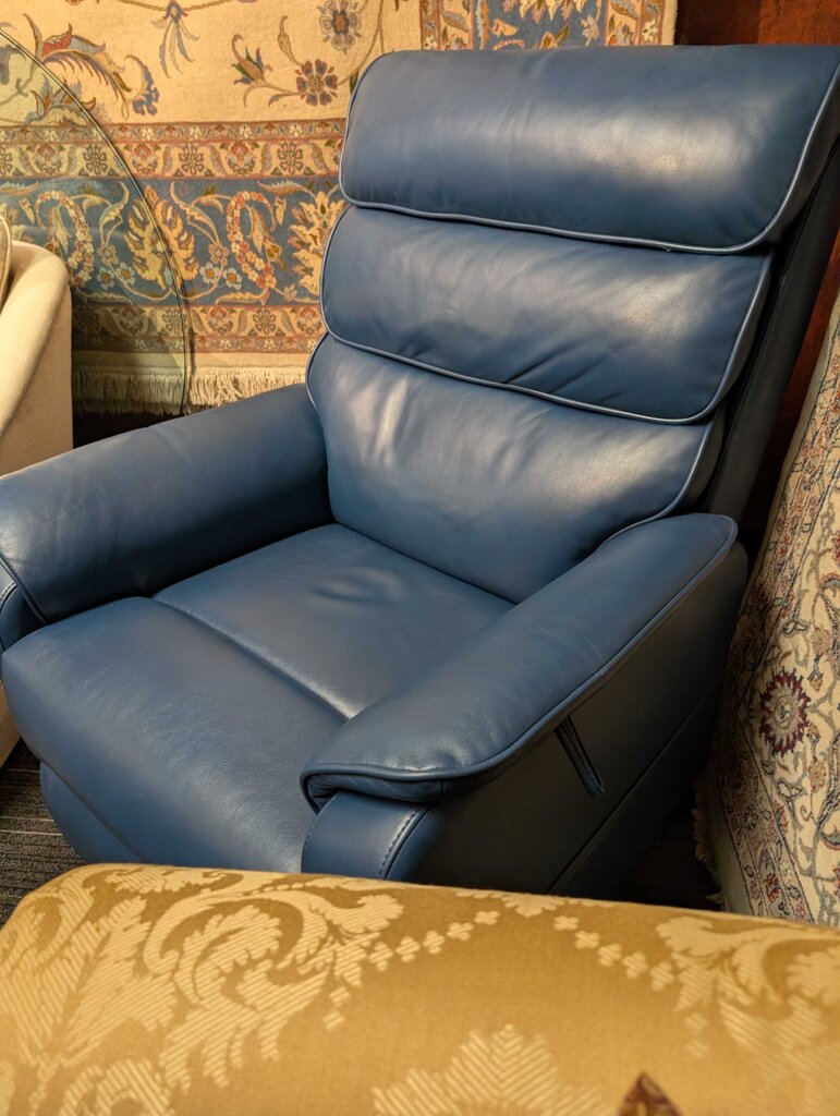 Leather Power Recliner With Massage