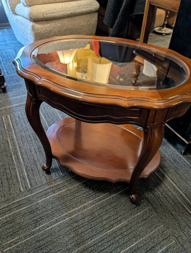 Glass top Side Table