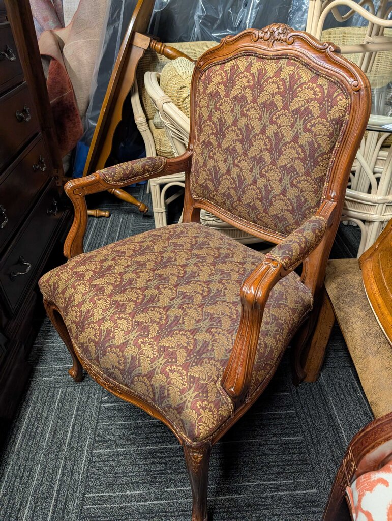 Formal French Arm Chair By Ethan Allen