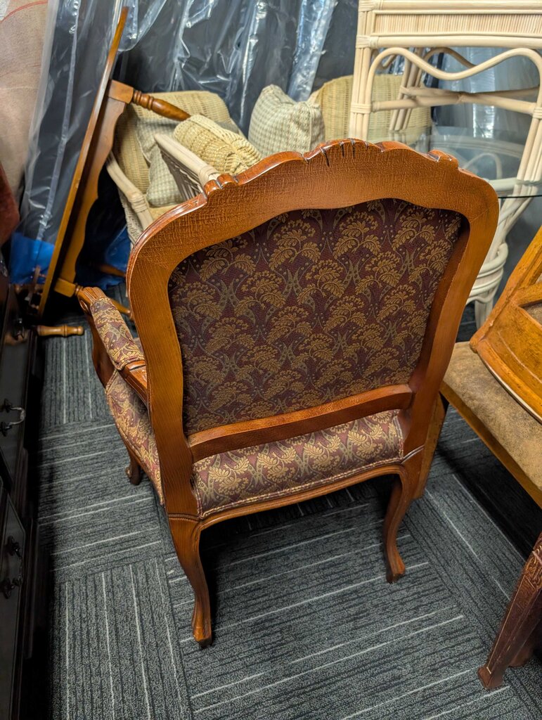 Formal French Arm Chair By Ethan Allen