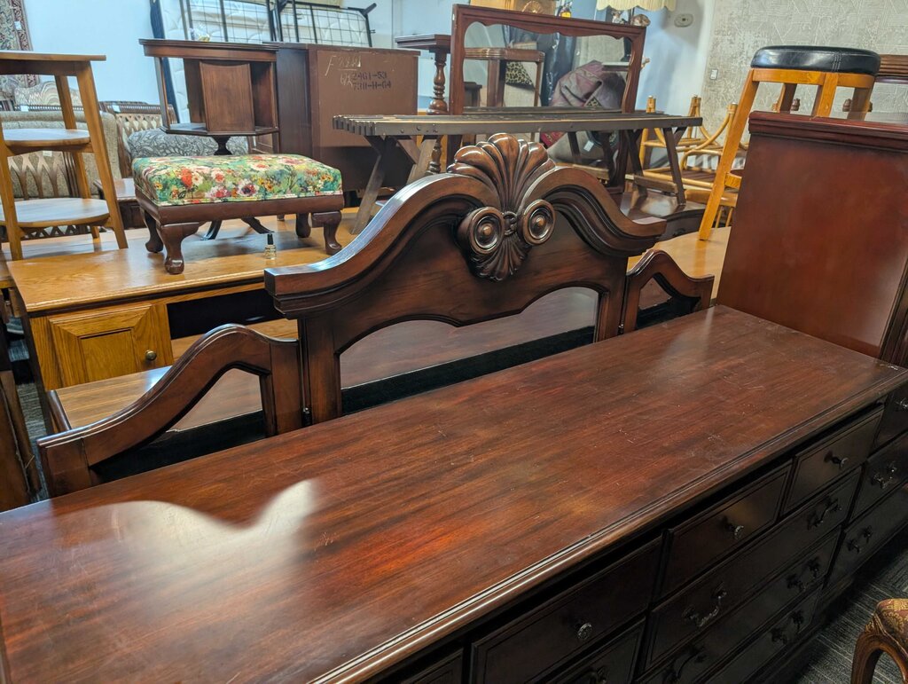 Vintage Dresser With Mirror