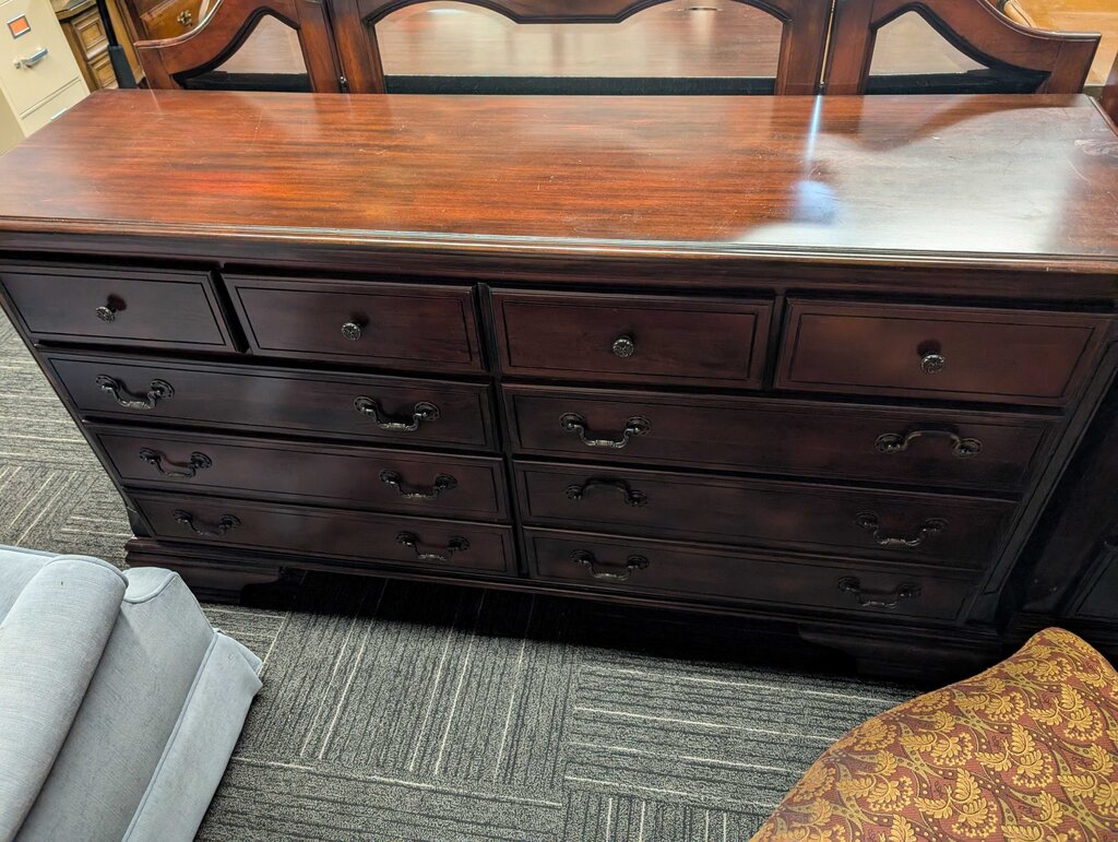 Vintage Dresser With Mirror