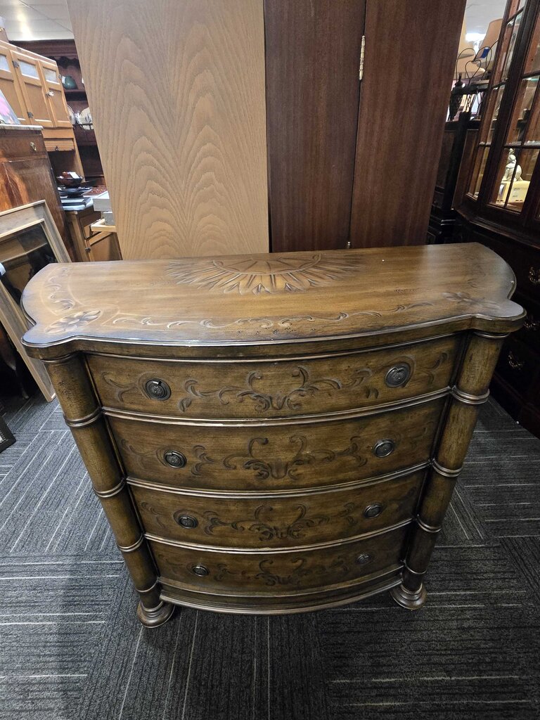 Broyhill Painted Bow Front Server
