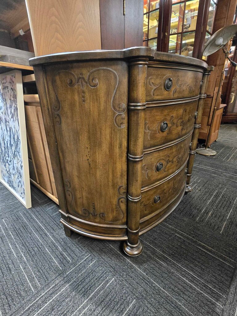 Broyhill Painted Bow Front Server