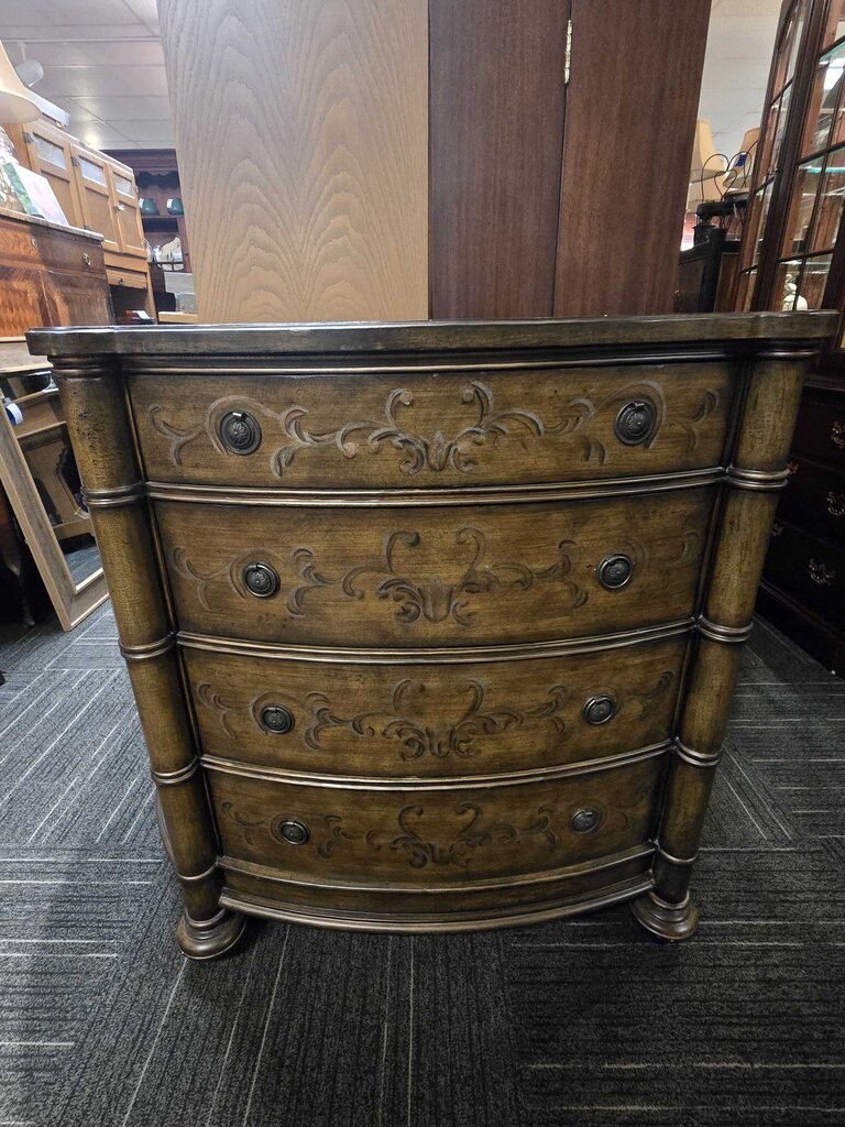 Broyhill Painted Bow Front Server