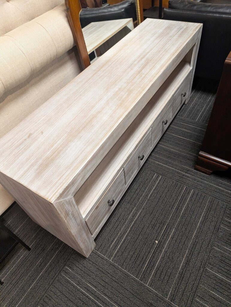Modern Four Drawer Media Stand