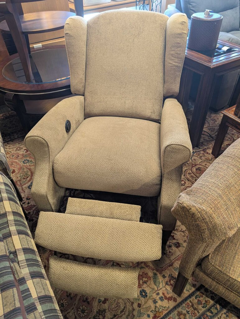 Modern Wingback Power Recliner
