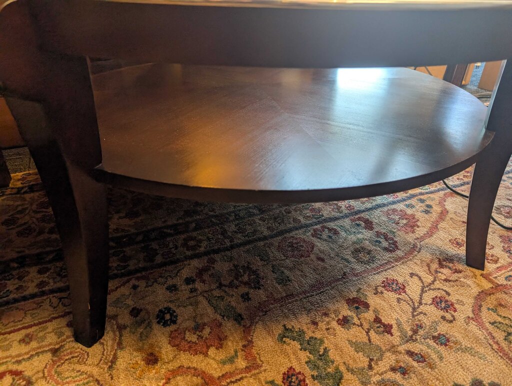 Modern Glass Top Coffee Table