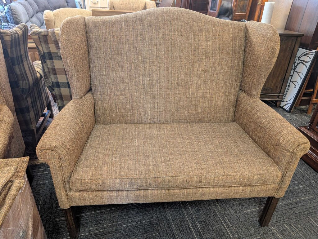 Formal Wingback Loveseat By Angel House Designs