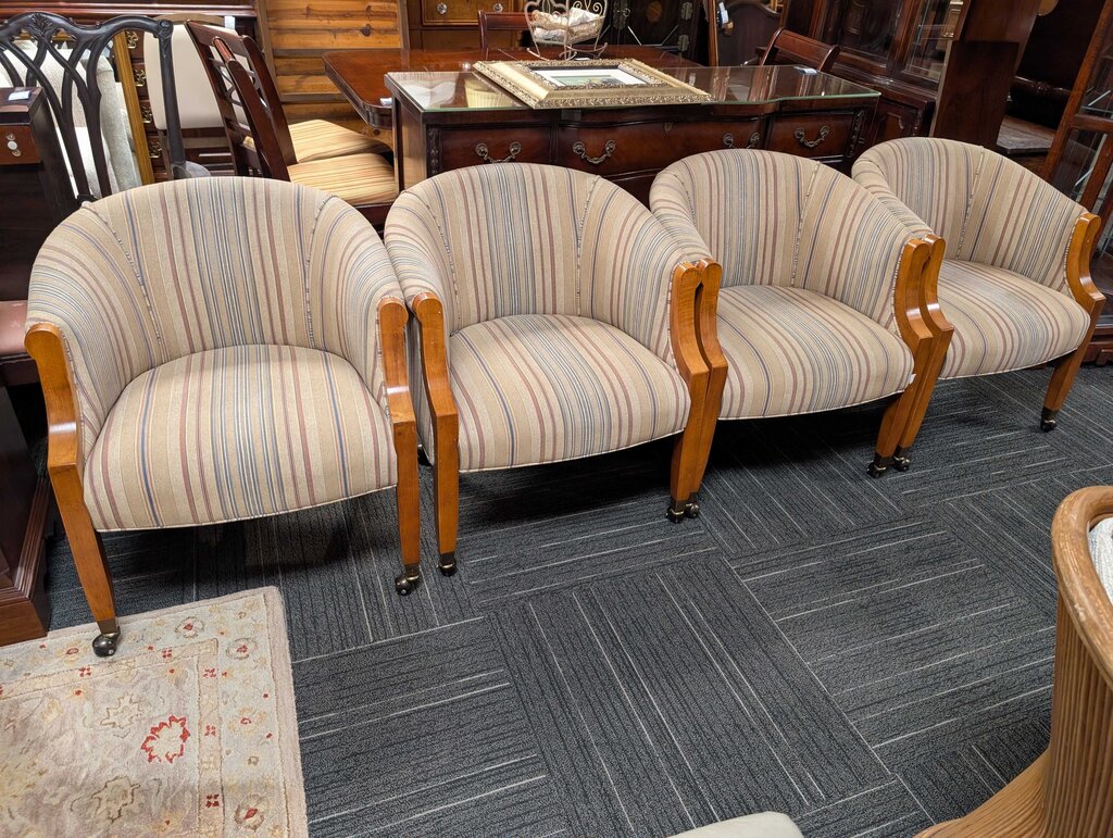 Four Knob Creek Chairs On Casters