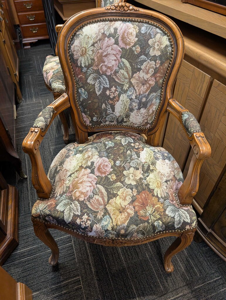 Upholstered French Armchair