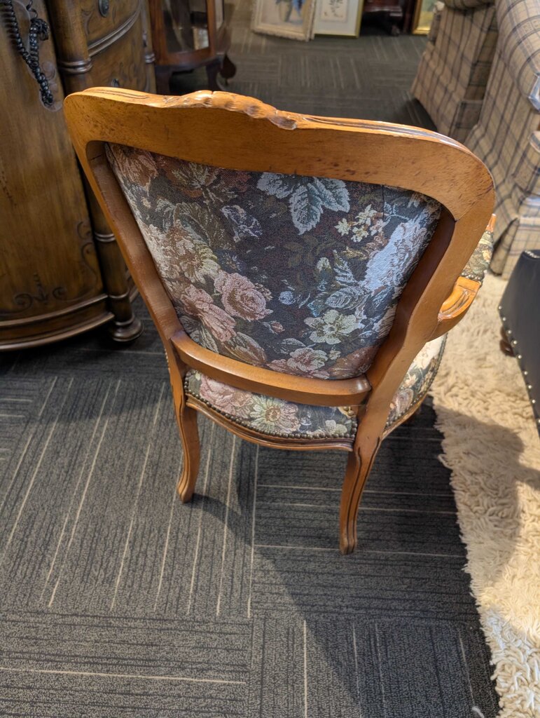 Upholstered French Armchair