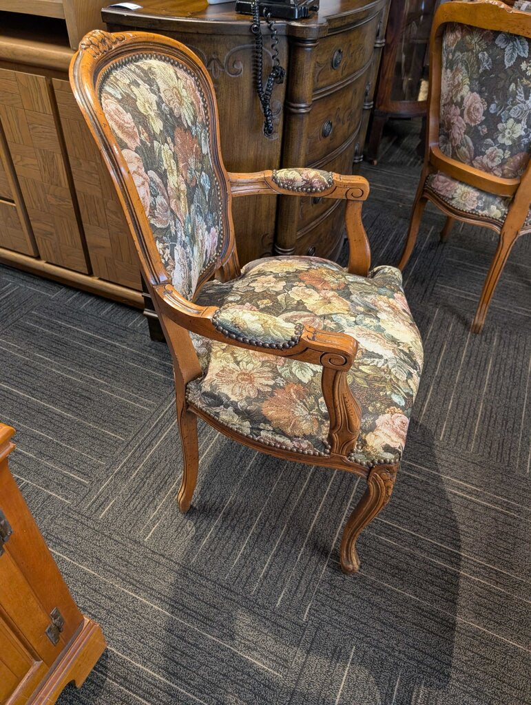 Upholstered French Armchair