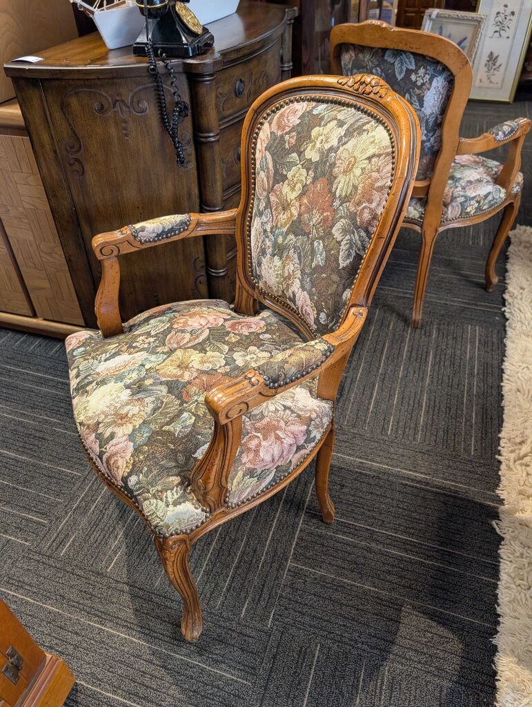 Upholstered French Armchair