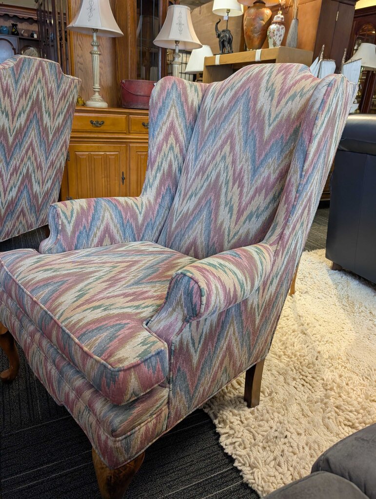 Vintage Wingback Chair By Disque Furniture