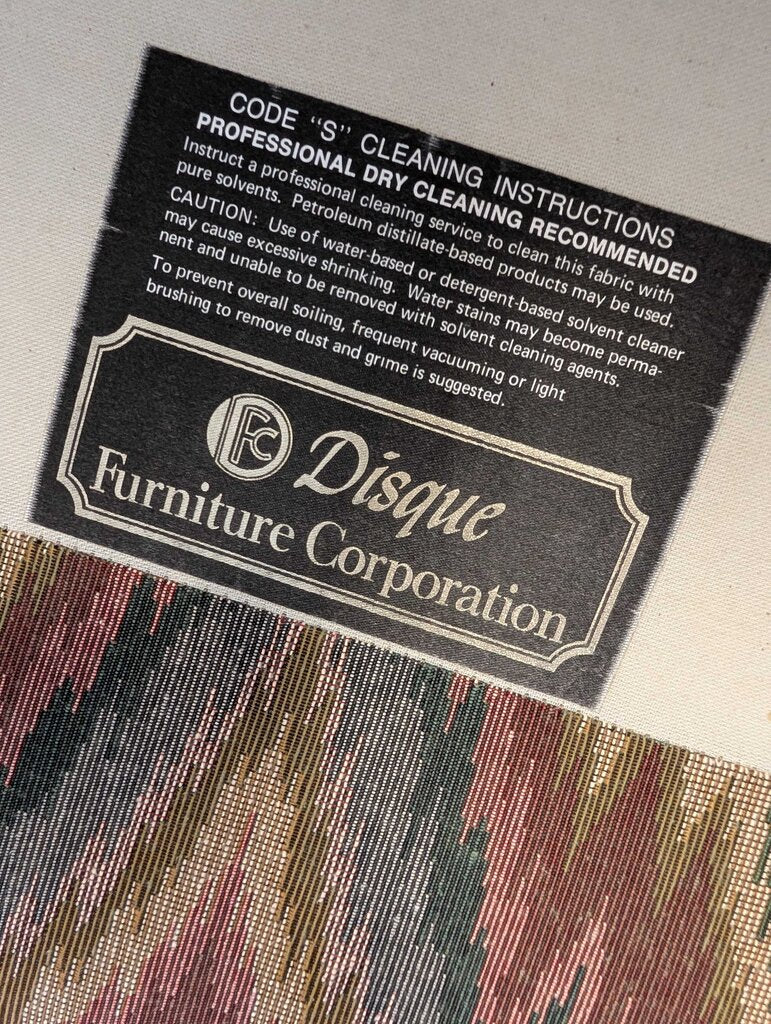 Vintage Wingback Chair By Disque Furniture