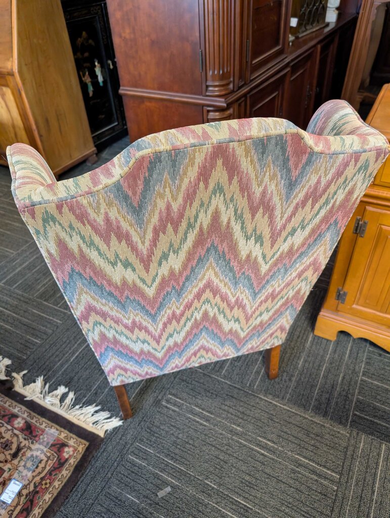 Vintage Wingback Chair By Disque Furniture