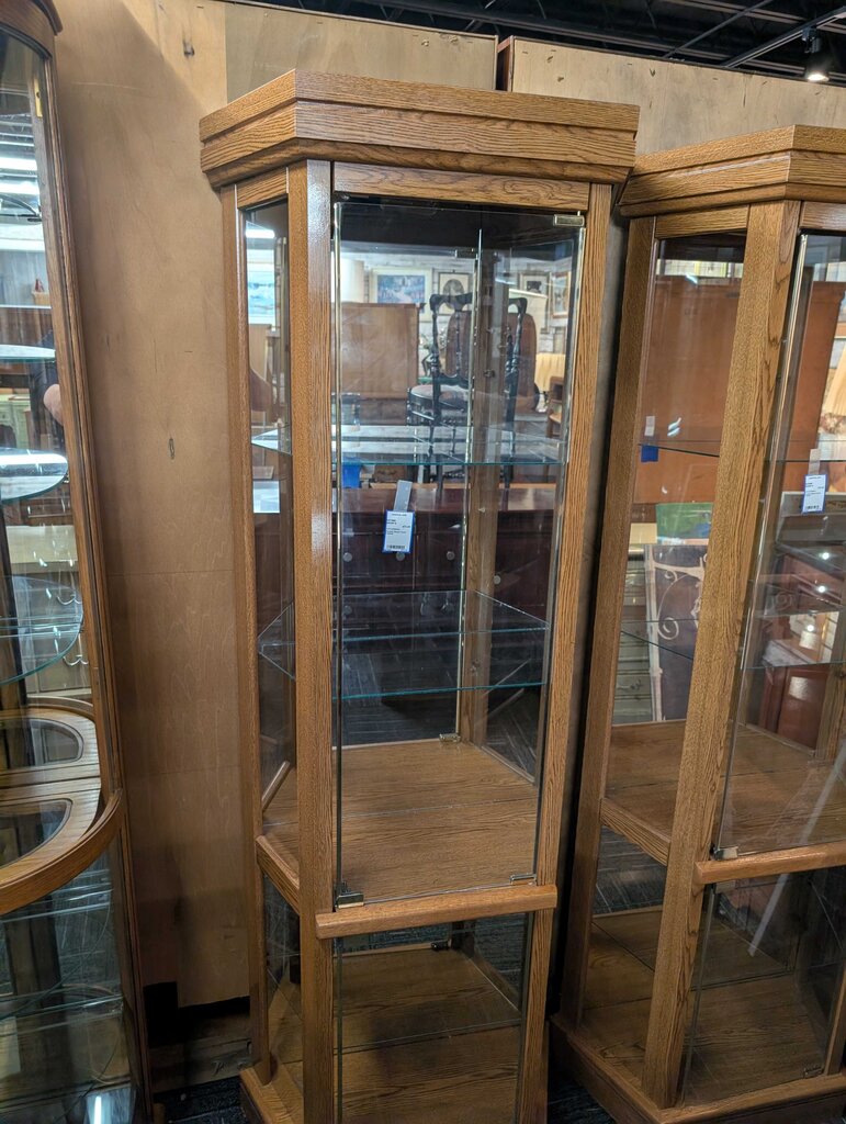 Particle Board Curio Cabinet