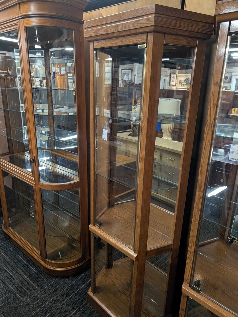 Particle Board Curio Cabinet