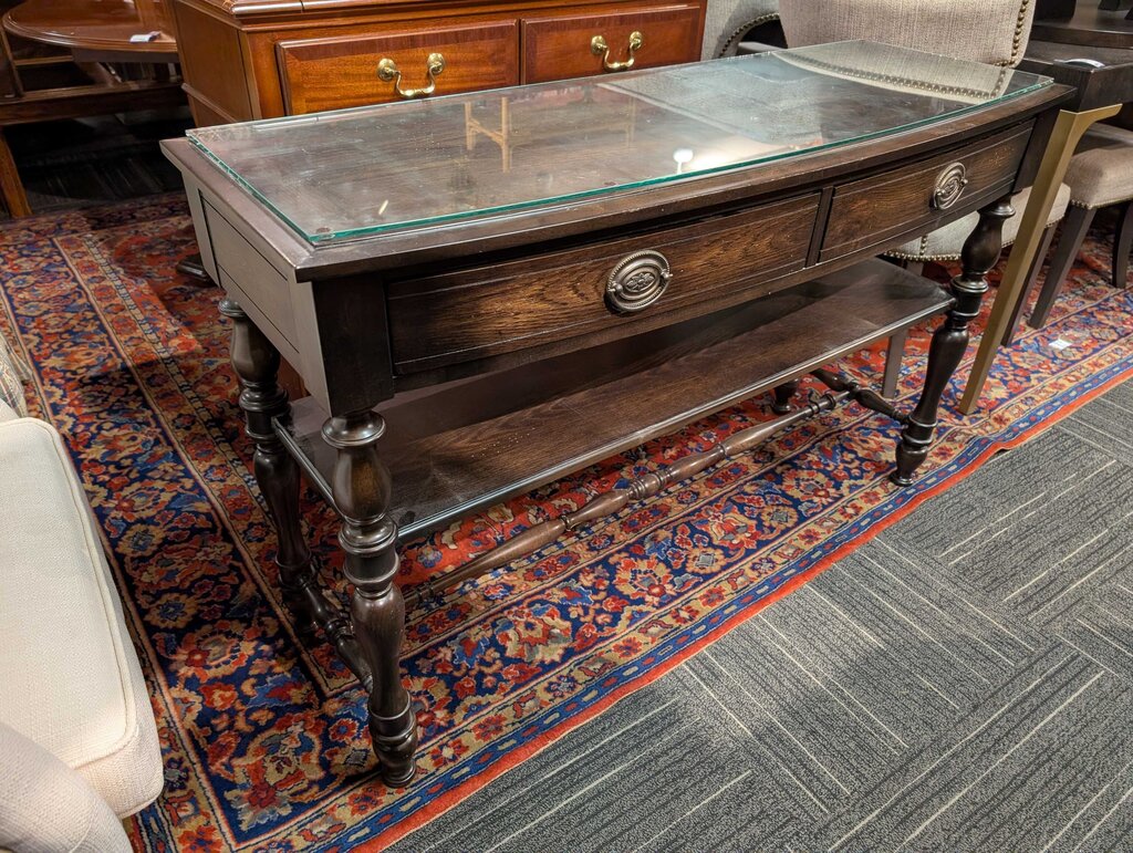 Two Drawer Console By Hooker