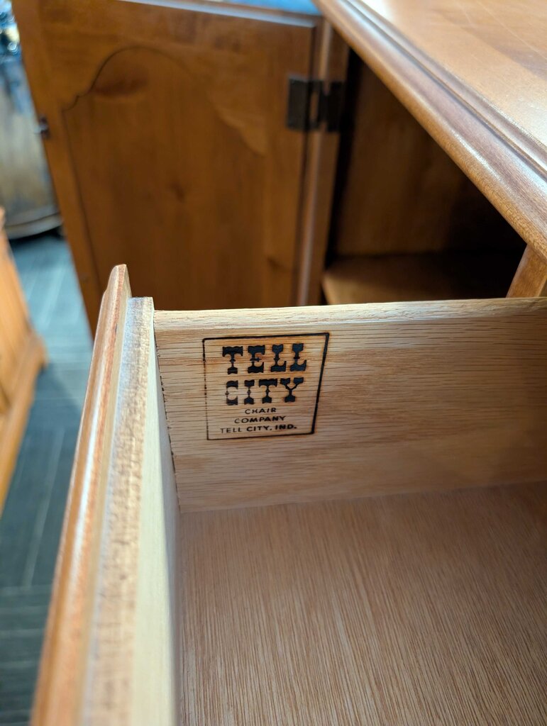 Maple Chifforobe By Tell City