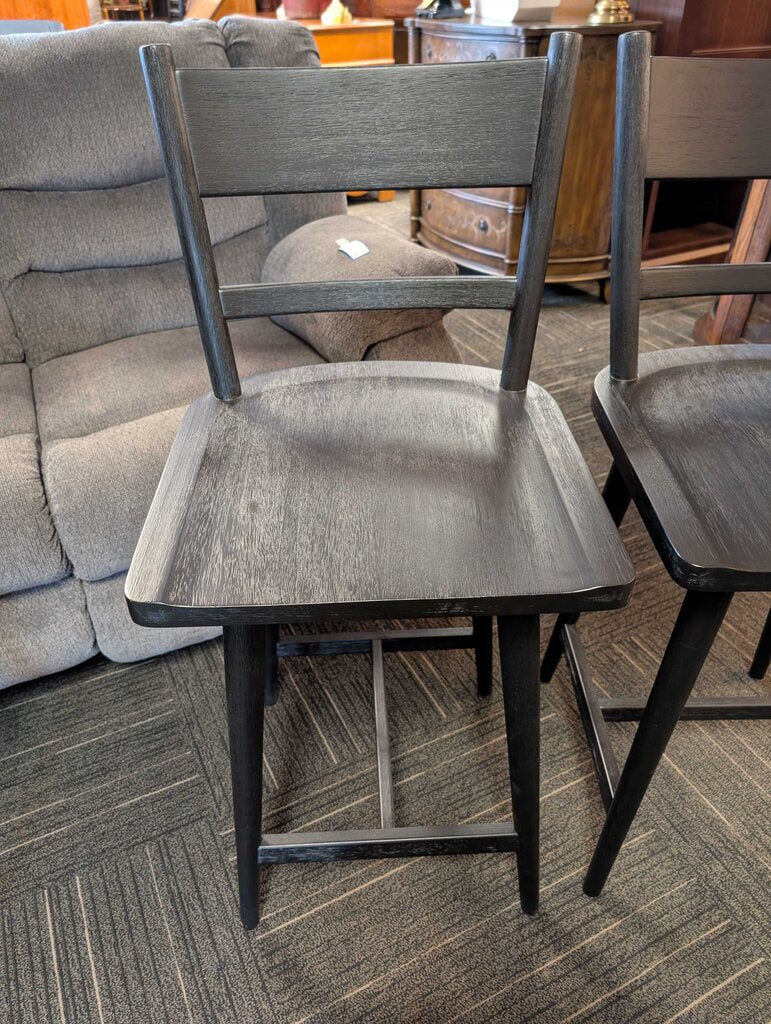 Pair Of Crate And Barrell Counter Height Stools