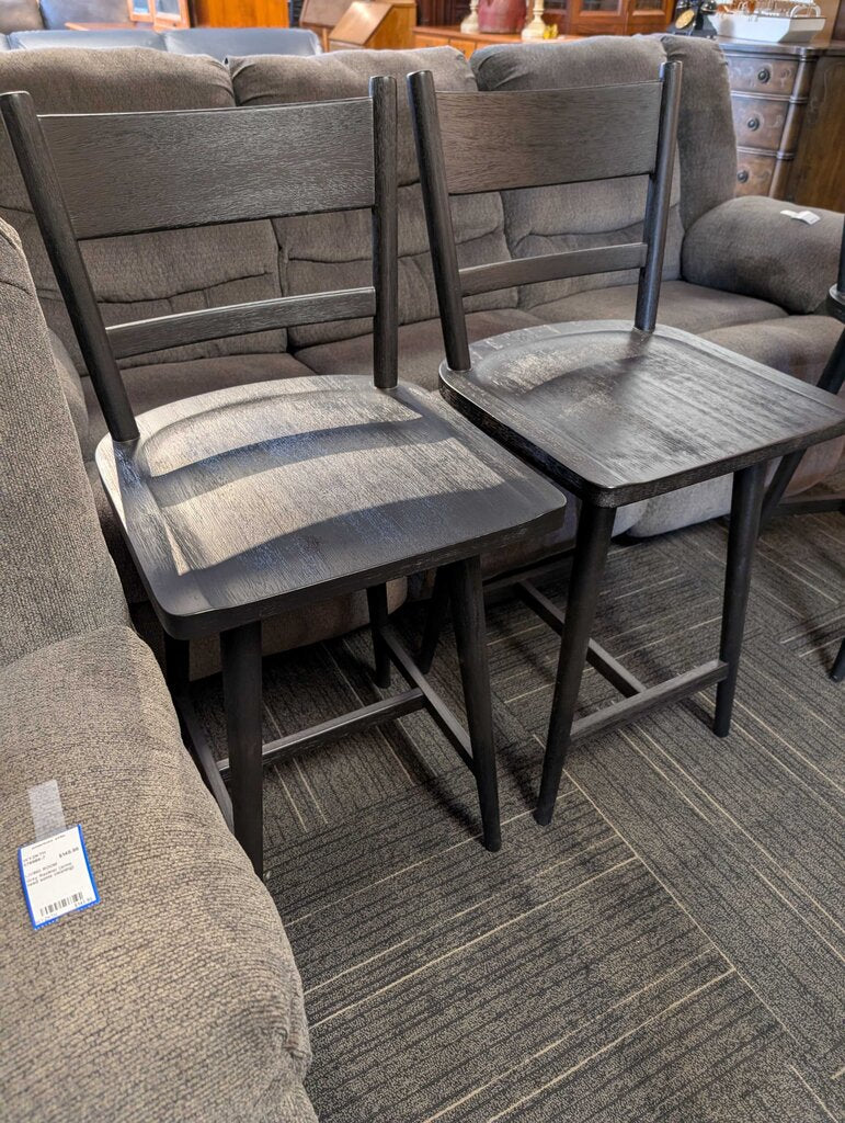 Pair Of Crate And Barrell Counter Height Stools