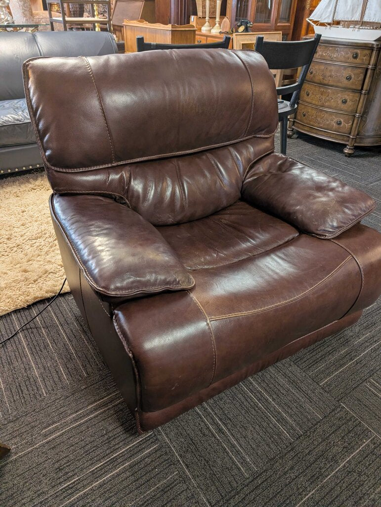 Leather Power Recliner
