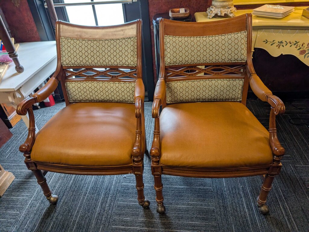 Pair Of Formal Armchairs