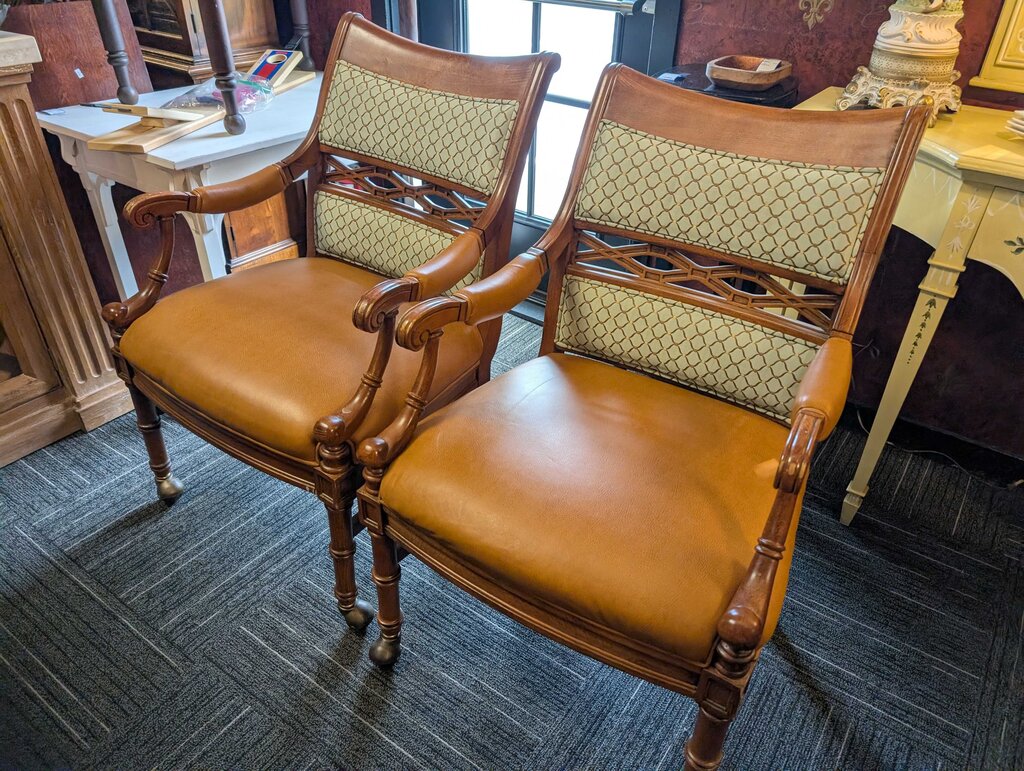 Pair Of Formal Armchairs
