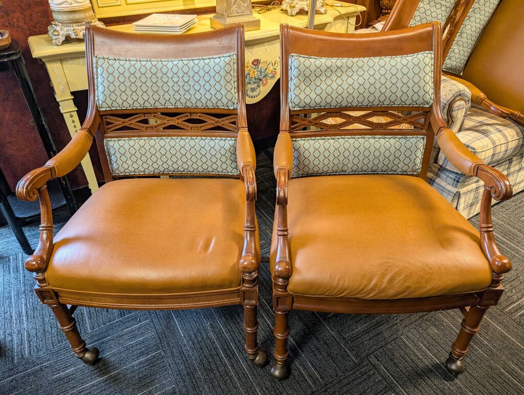 Pair Of Formal Armchairs