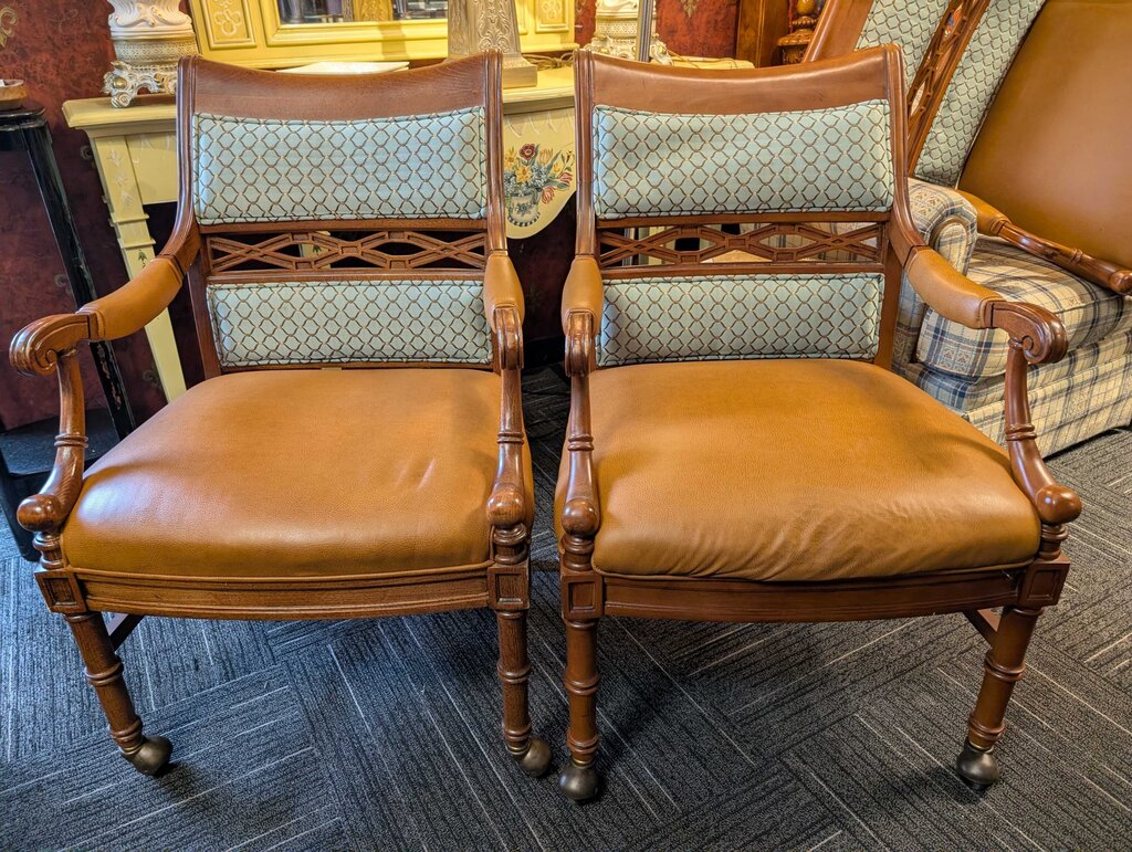 Pair Of Formal Armchairs