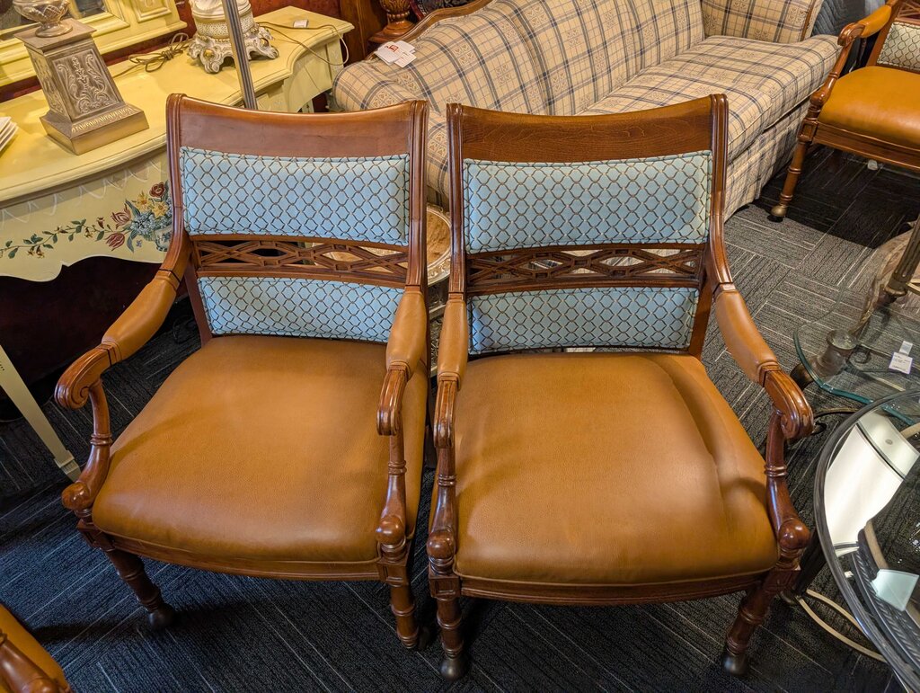 Pair Of Formal Armchairs