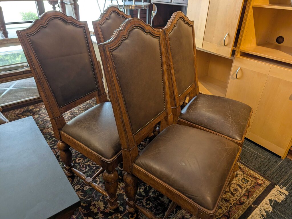 Four Country French Chairs