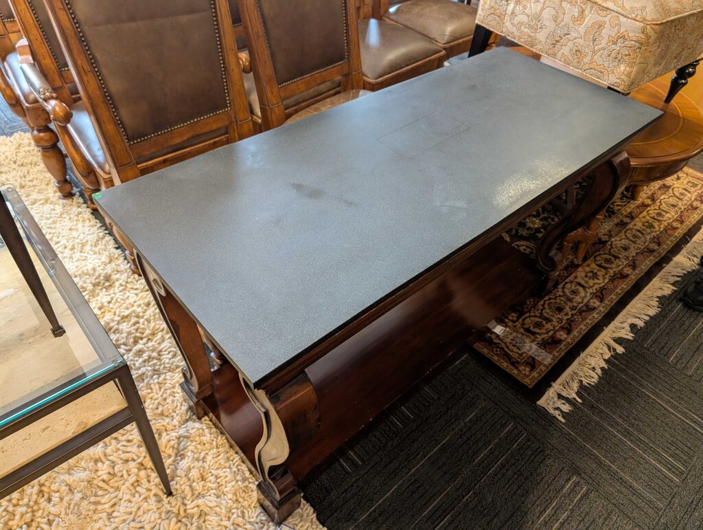 Granite Top Console Table