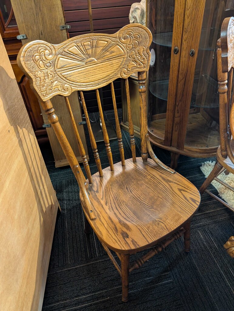 Oak Table With Six Chairs