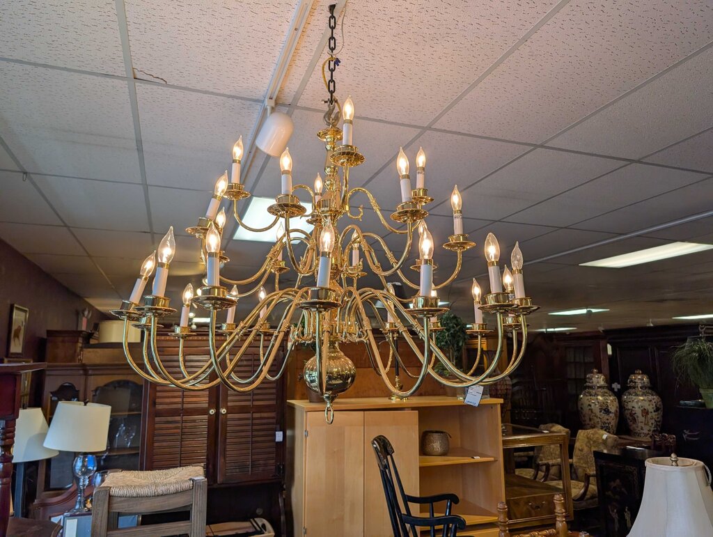 Brass Chandelier