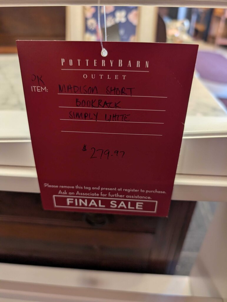Pottery Barn Book Rack