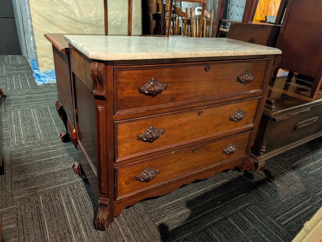 Victorian Marble Top Dresser