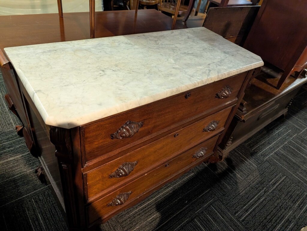 Victorian Marble Top Dresser