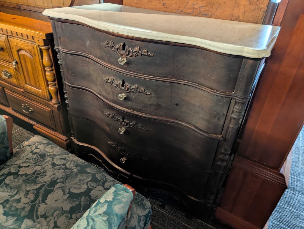 Antique Marble Top Dresser