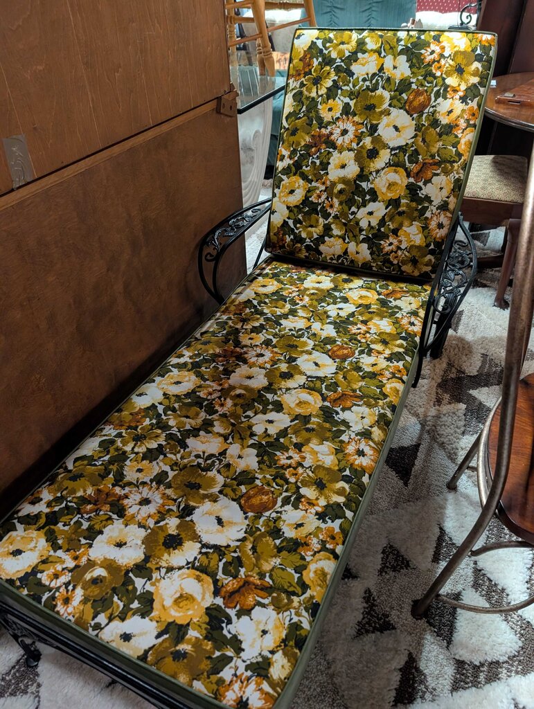Vintage Wrought Iron Lounge Chair