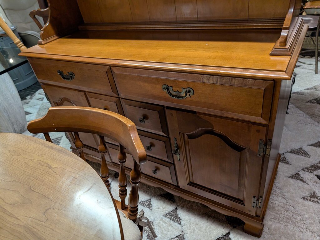 Vintage Maple Hutch By Hale
