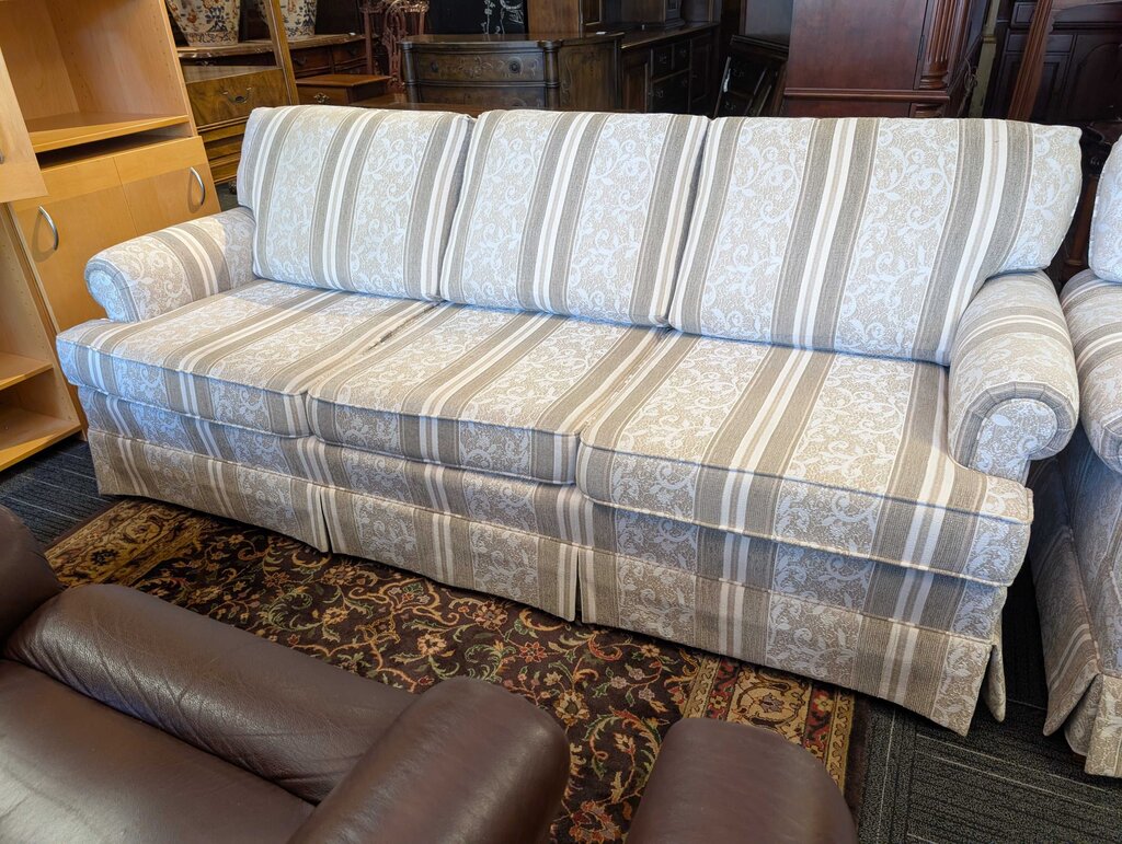 Vintage Striped Sofa