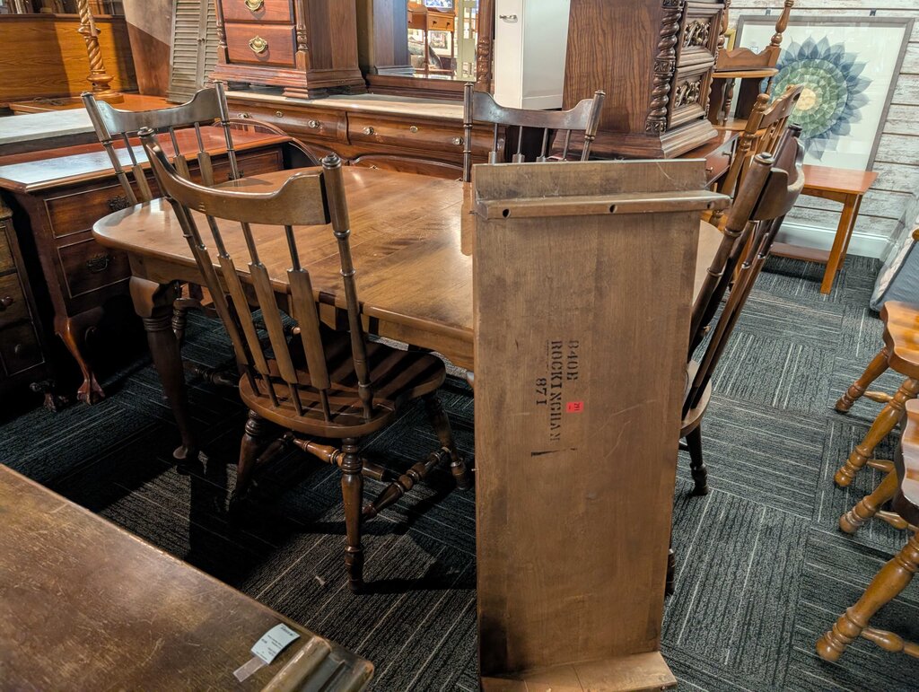 Solid Maple Table With Four Chairs