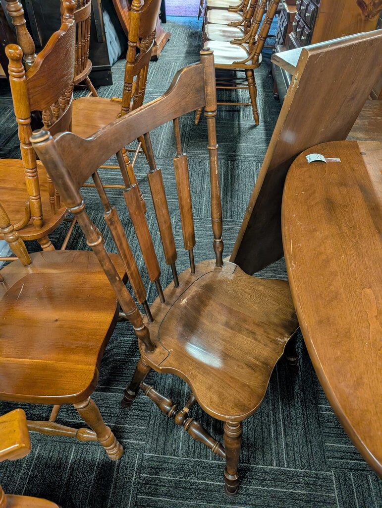 Solid Maple Table With Four Chairs