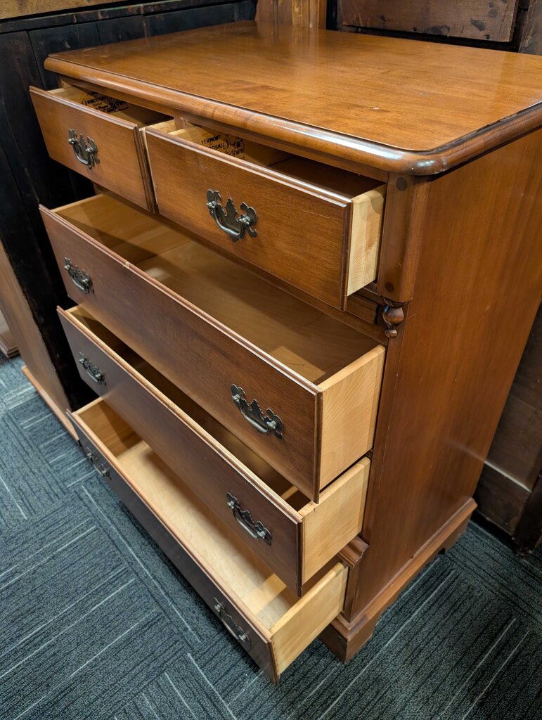 Solid Maple Chest Of Drawers