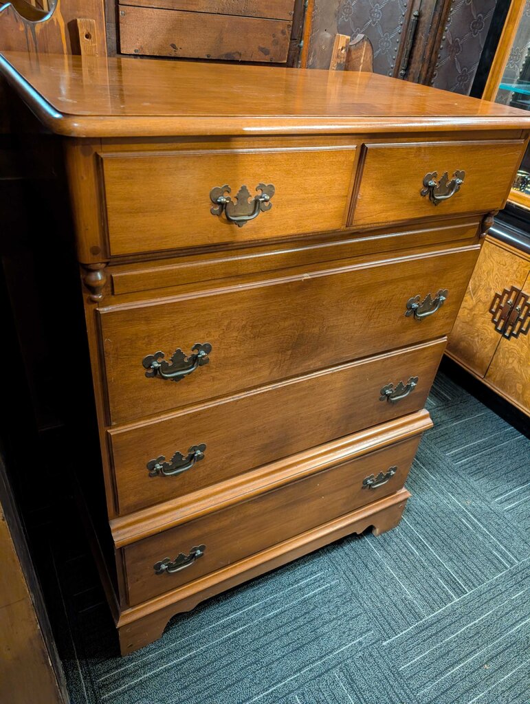 Solid Maple Chest Of Drawers
